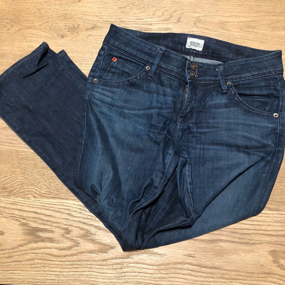 Hudson mini bootcut dark jeans